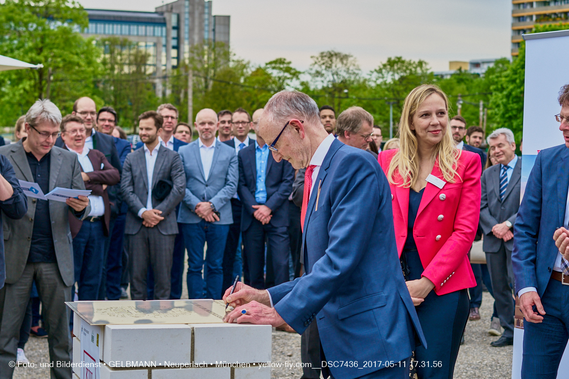 11. Mai 2017 - Grundsteinlegung für die LOGE und dem Kulturquadrat in Neuperlach